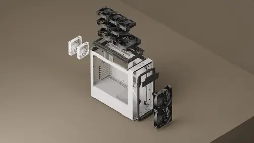 HAVN кутия Case E-ATX - BF 360 Flow Black - 14