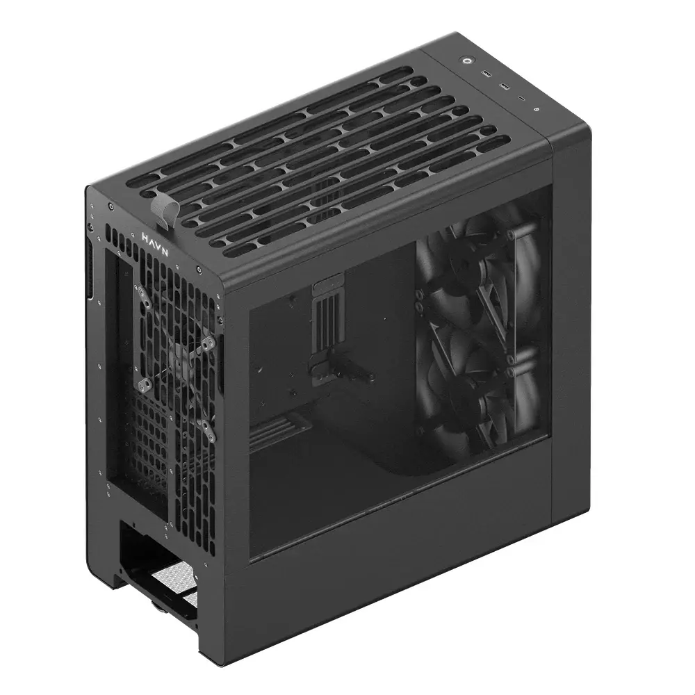 HAVN кутия Case E-ATX - BF 360 Flow Black - image 4
