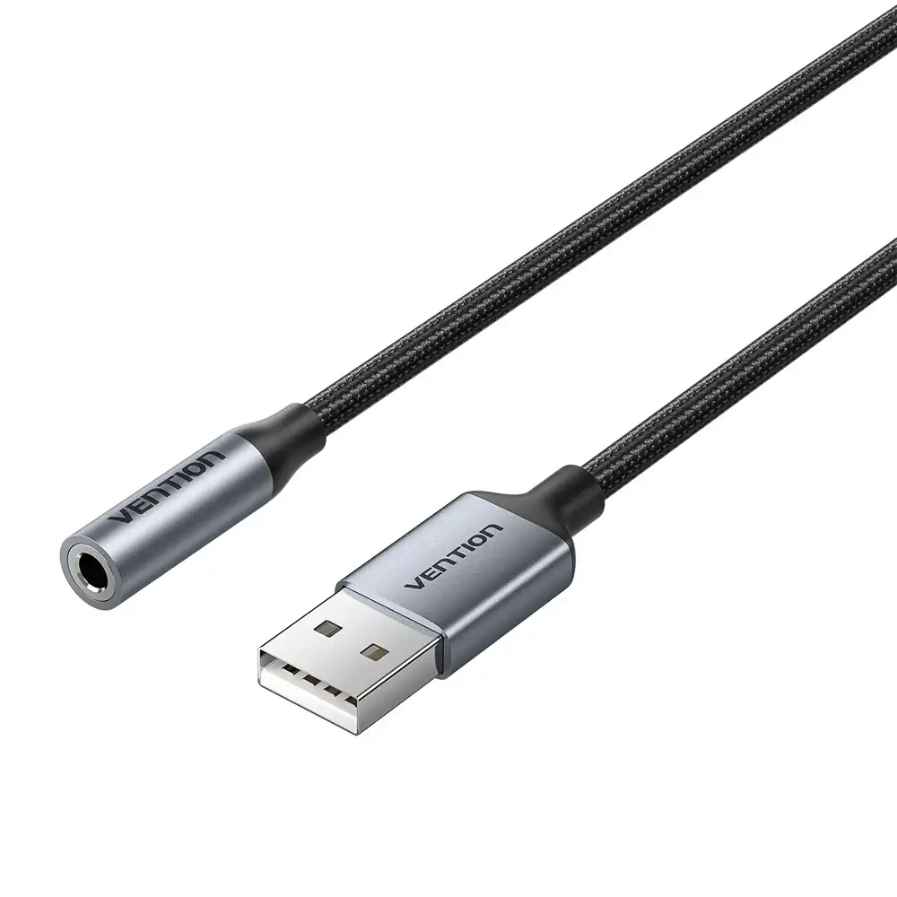 Vention placă de sunet externă USB 1-Port 0.25M Gri - CVFHC