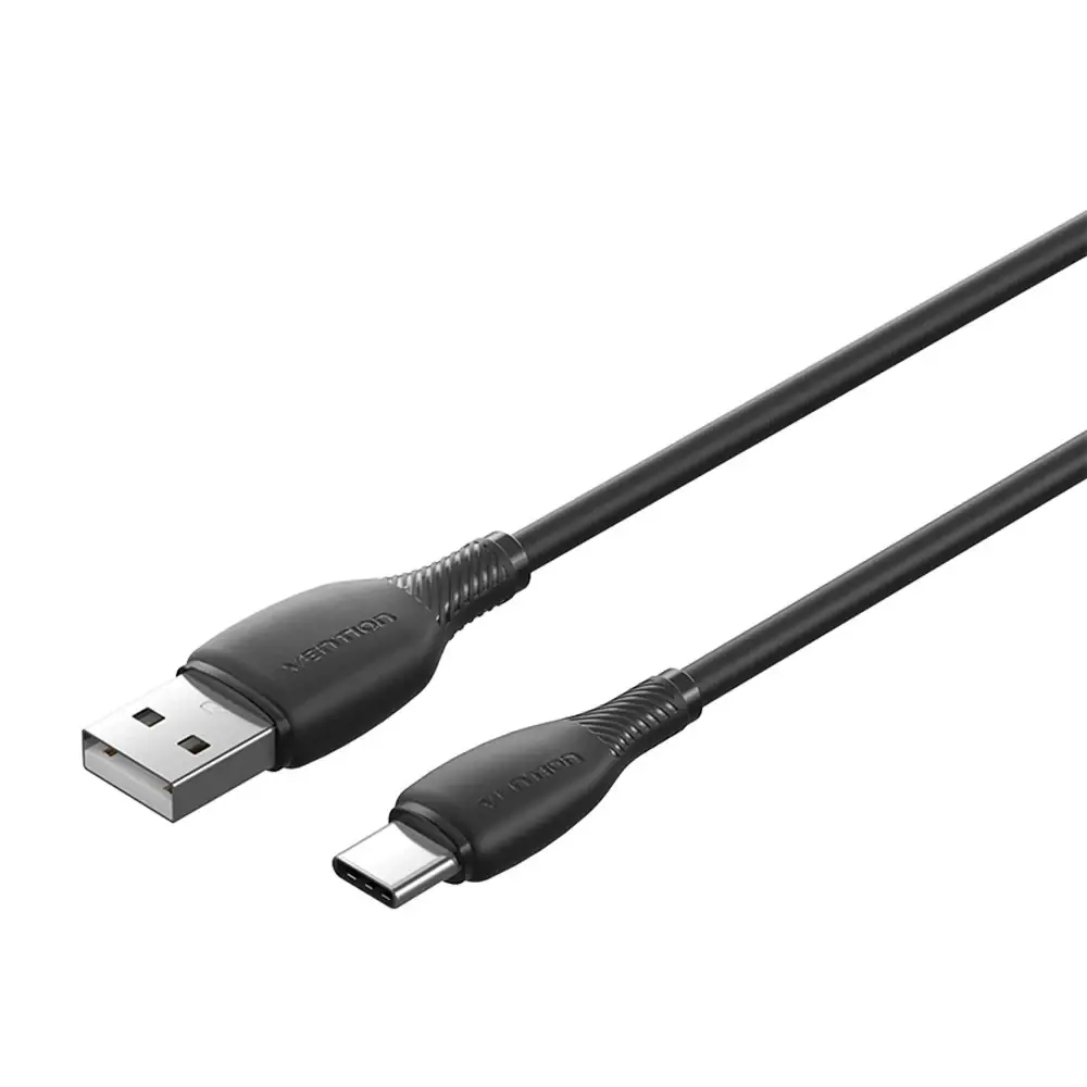 Vention Καλώδιο USB 2.0 A αρσενικό σε C αρσενικό 3A 0.25M μαύρο - CTWBC