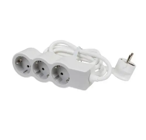 ΠΟΛΥΠΡΙΖΟ 3x SCHUKO ΜΕ ΚΑΛΩΔΙΟ 3m LEGRAND - ΛΕΥΚΟ/ΓΚΡΙ - 1