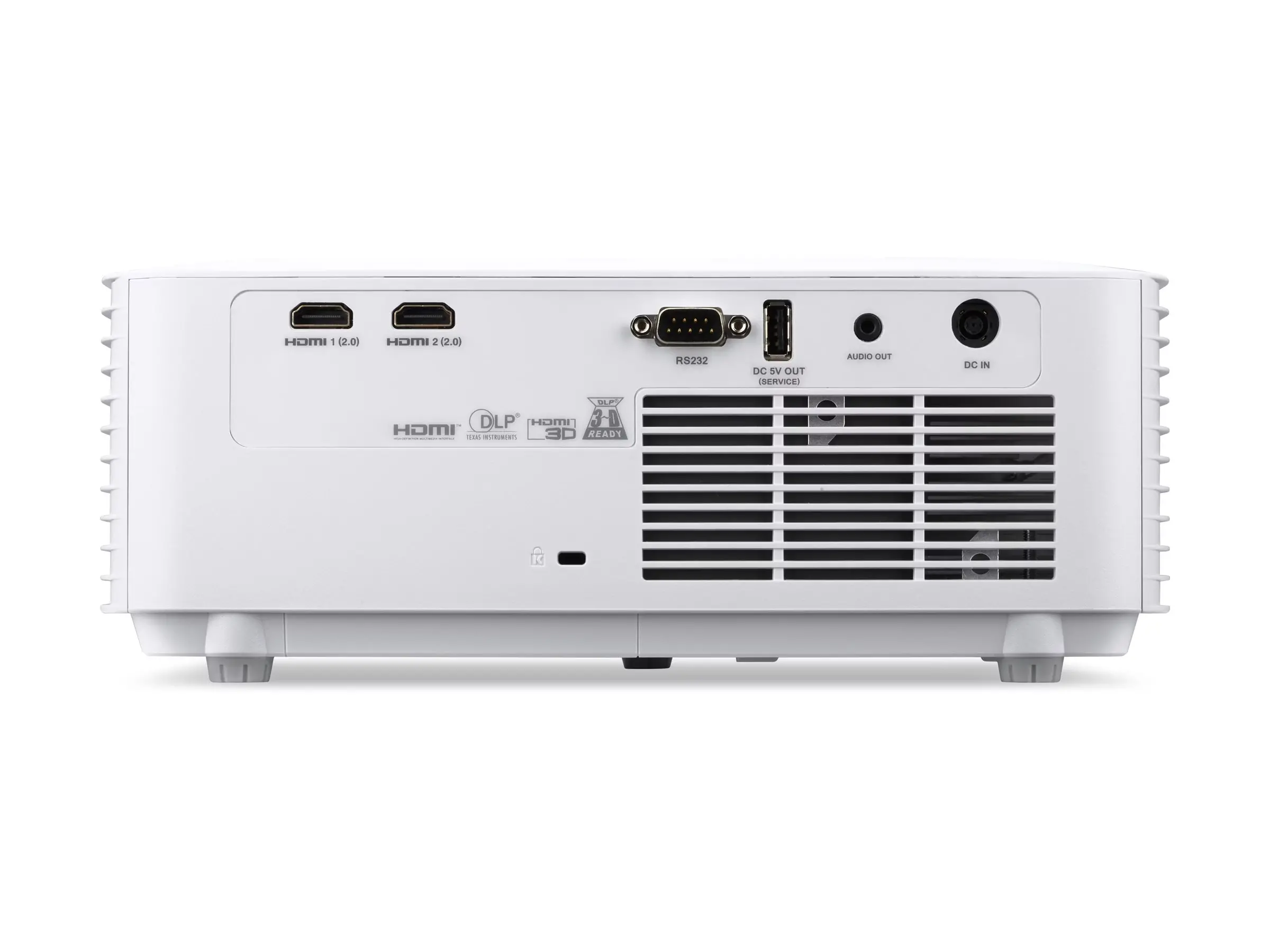 Мултимедиен проектор, Acer Projector Vero XL2320p, DLP, Laser, WXGA (1280x800), 4000 ANSI Lumens, 3 500 000:1, 1.1x, HDMI 1.4x2, DC Out (5V/1.5A, USB-A), RS232, Speaker 15W, Bag, 2.9 kg, 2Y, White - image 5