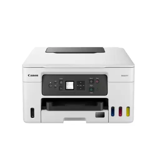 Мастилоструйно многофункционално устройство, Canon MAXIFY GX3040 All-In-One, White&Black + Canon GI-46 PGBK - image 2