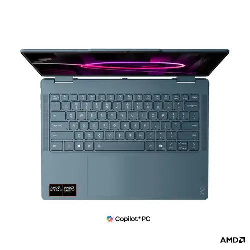 LENOVO Yoga 7 2-in-1 AMD Ryzen AI 7 445 14inch WUXGA OLED 400N HDR Touch 24GB DDR5 1TB W11H Tidal Teal 3y + Pen - image 12