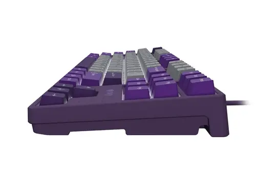 Tastatură, Fury Gaming Keyboard Kanabo K2, US layout, iluminare albă, mecanică, gri-violet - 4