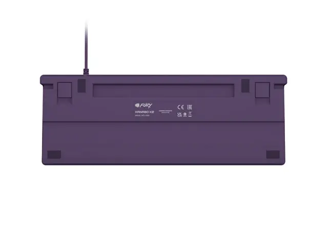Πληκτρολόγιο, Fury Gaming Keyboard Kanabo K2, US layout, λευκός φωτισμός, μηχανικό, γκρι-βιολετί - image 5