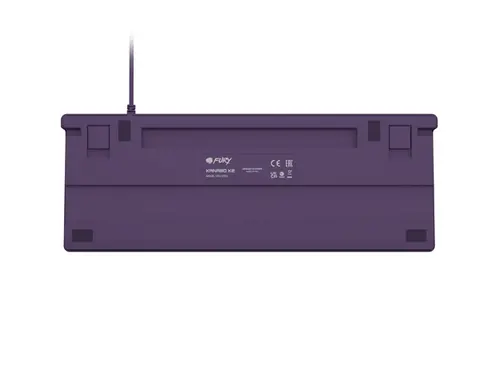 Tastatură, Fury Gaming Keyboard Kanabo K2, US layout, iluminare albă, mecanică, gri-violet - 6