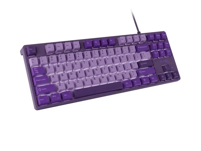 Πληκτρολόγιο, Fury Gaming Keyboard Kanabo K2, US layout, λευκός φωτισμός, μηχανικό, βιολετί - image 1