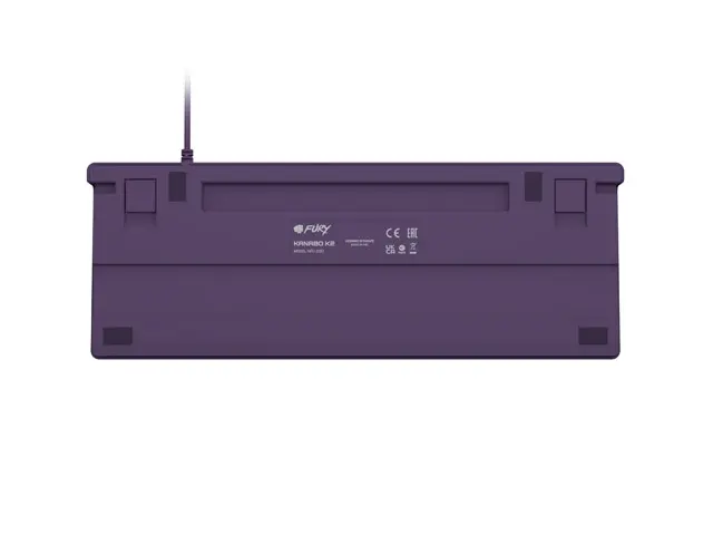 Tastatură, Fury Gaming Keyboard Kanabo K2, US layout, iluminare albă, mecanică, violet - image 5