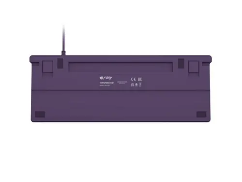 Πληκτρολόγιο, Fury Gaming Keyboard Kanabo K2, US layout, λευκός φωτισμός, μηχανικό, βιολετί - 6