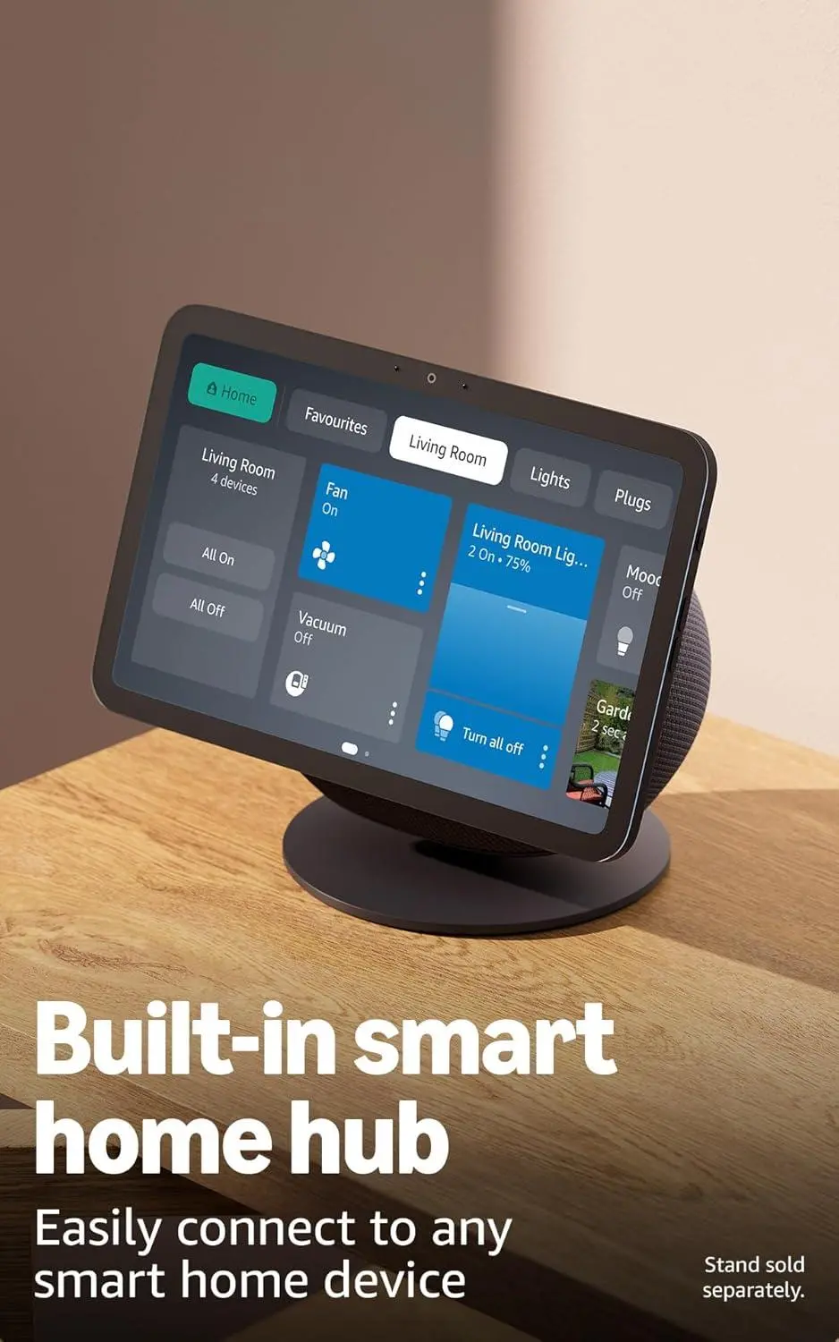 Amazon Echo Show 8 (Gen 4), 8'' дисплей за визуaлизация, 3D-audio, черен - image 3