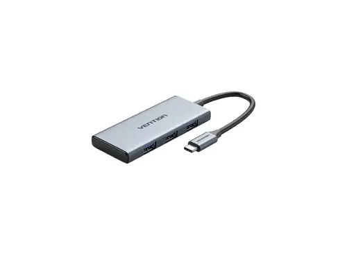 Vention докинг станция Docking Station Type-C - TOOHB - HDMI x 1, USB3.0 x 3, SD/TF - image 1