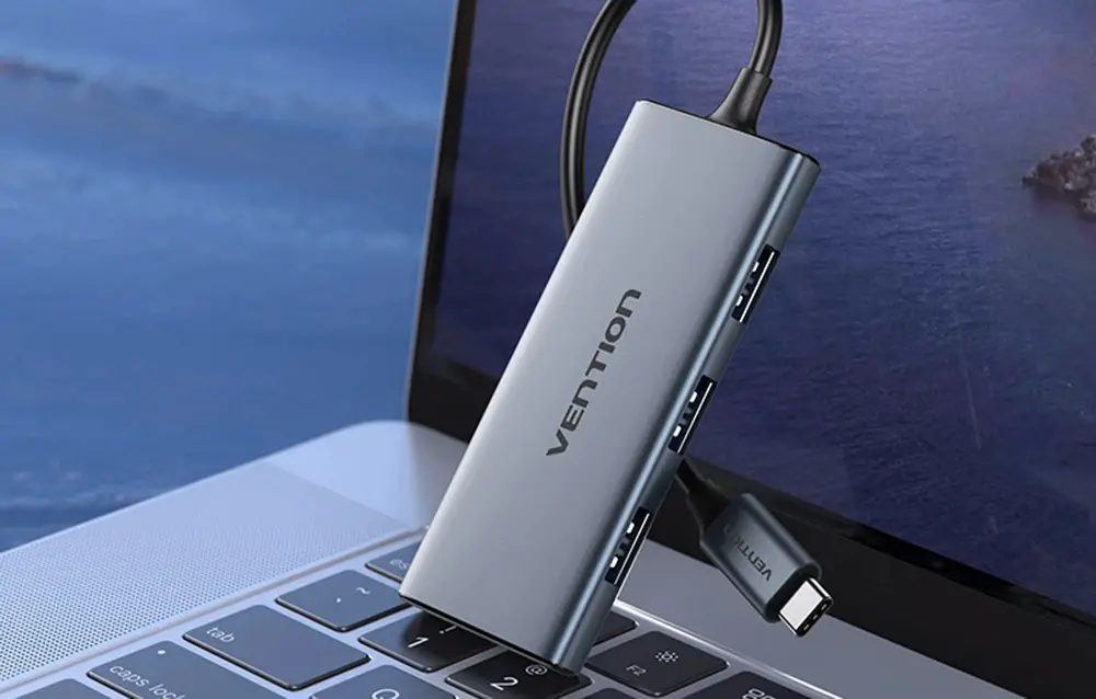 Vention докинг станция Docking Station Type-C - TOOHB - HDMI x 1, USB3.0 x 3, SD/TF - image 5