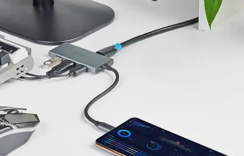 Vention docking station Type-C - TOOHB - HDMI x 1, USB3.0 x 3, SD/TF - 7