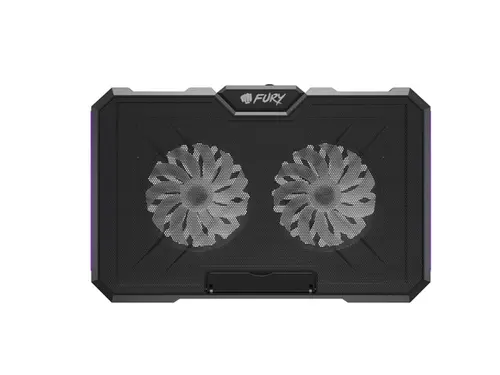 Stand, Fury Gunbai G3 Laptop Cooling Pad 14.1-17.3" 2 ventilatoare, lumină RGB LED, 2 USB - 3