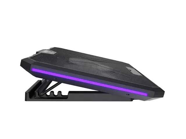 Стойка, Fury Gunbai G3 Laptop Cooling Pad 14.1-17.3" 2 fans, RGB LED Light, 2 USB - image 3