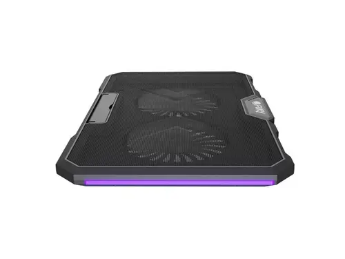 Стойка, Fury Gunbai G3 Laptop Cooling Pad 14.1-17.3" 2 fans, RGB LED Light, 2 USB - image 7