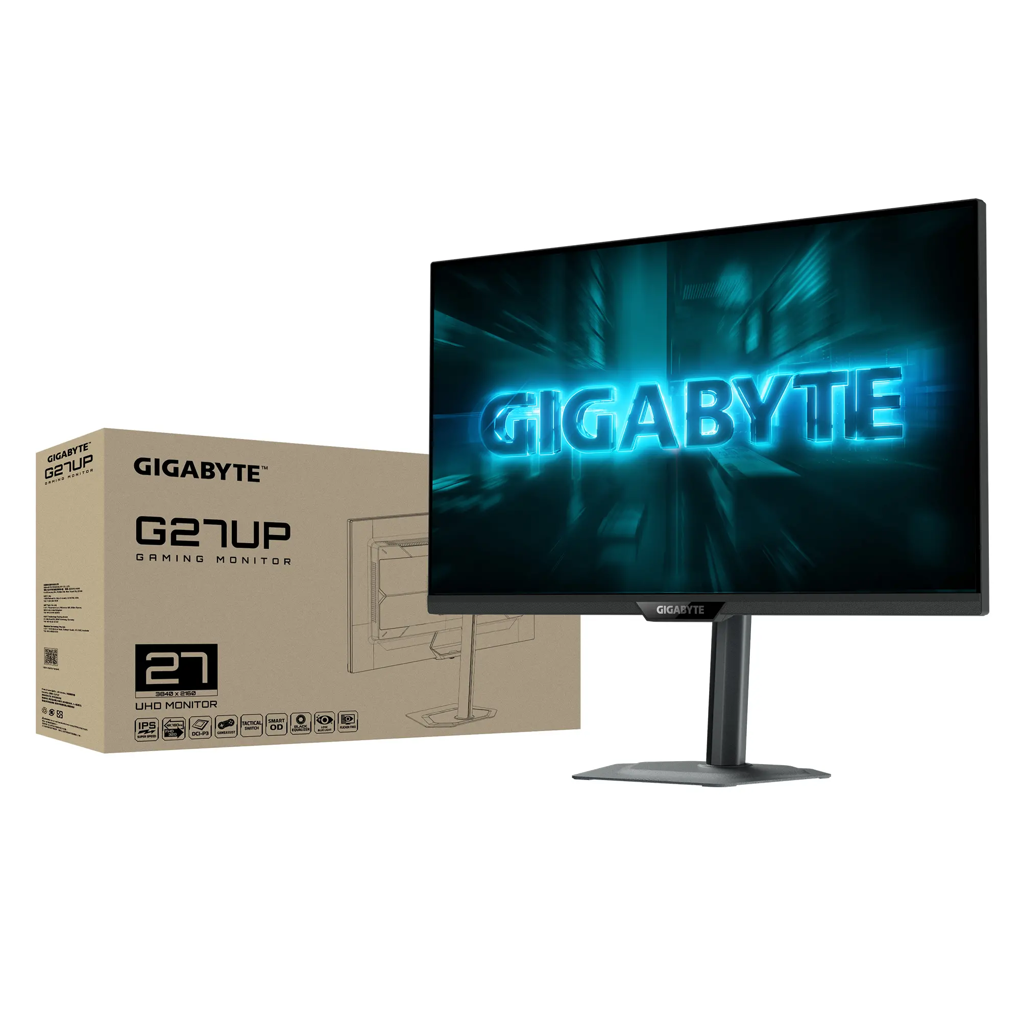 Геймърски Монитор Gigabyte G27UP - 27" inch SS IPS Dual Mode FHD/UHD(3840x2160) 160Hz, 1ms, HDR10 - image 5