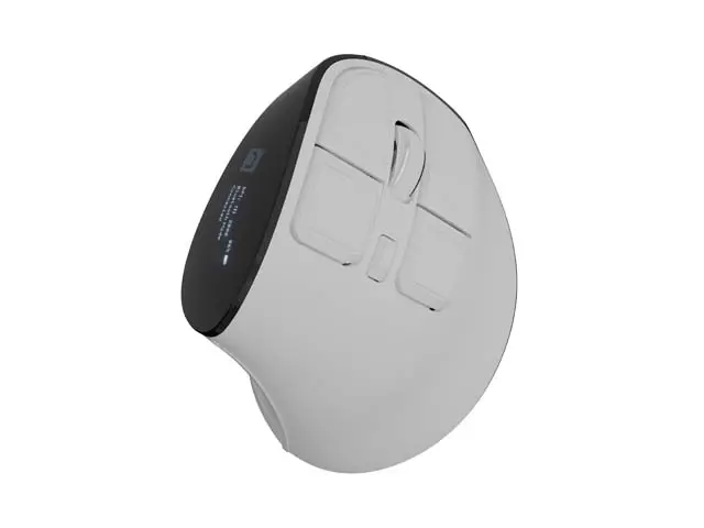 Мишка, Natec Euphonie Vertical Mouse PRO Wireless BT 5.0, 4000DPI Silent, Programmable, White - image 1