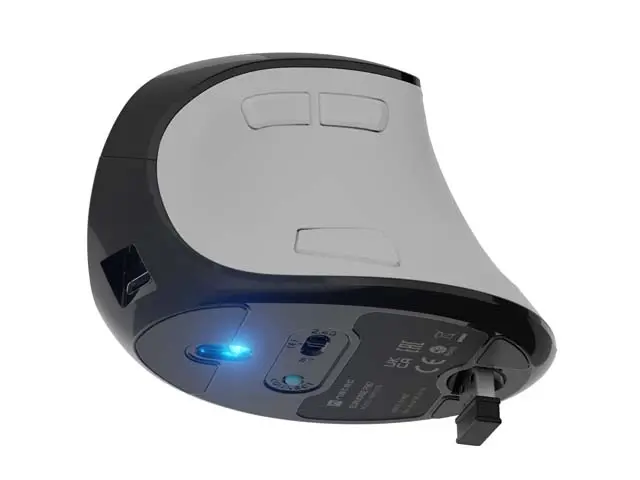 Мишка, Natec Euphonie Vertical Mouse PRO Wireless BT 5.0, 4000DPI Silent, Programmable, White - image 7