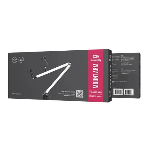 Streamplify стойка за микрофон MOUNT ARM - White - image 15