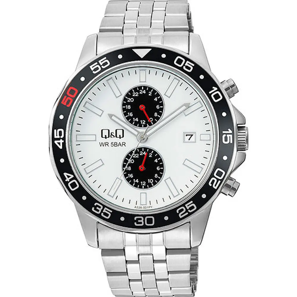 Мъжки часовник Q&Q Dual-Time - A53A-001PY