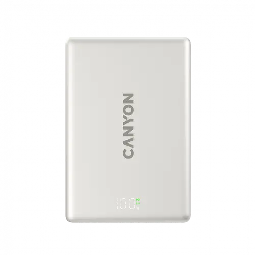 CANYON magnetic power bank OnPower 511 PD20W 10000mAh Aluminium Star Grey - image 2