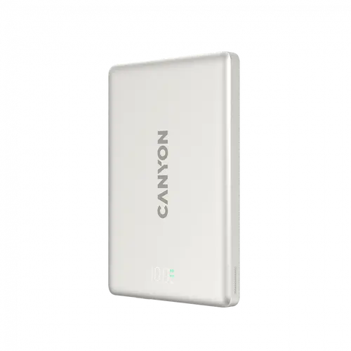 CANYON magnetic power bank OnPower 500 PD20W 5000mAh Aluminium Star Grey - image 1