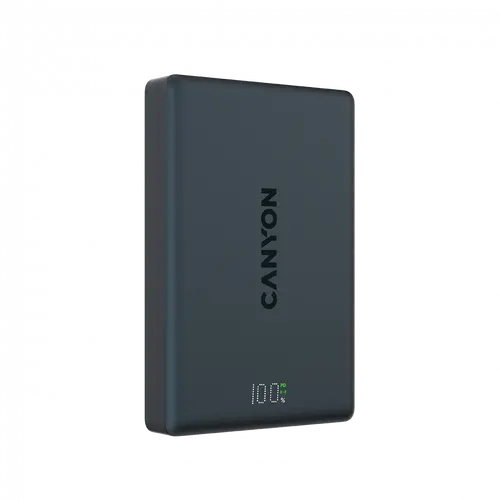 CANYON magnetic power bank OnPower 511 PD20W 10000mAh Aluminium Interstellar Black CANYON magnetic power bank OnPower 511 PD20W 10000mAh Aluminium Interstellar Black