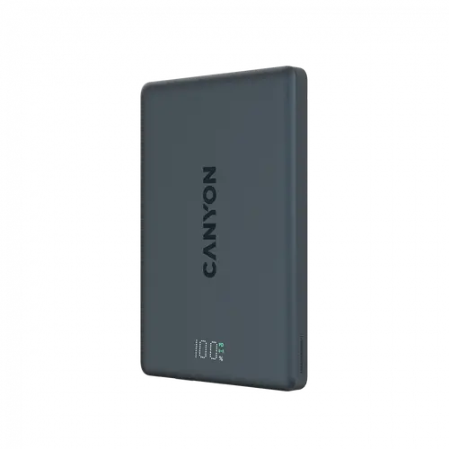 CANYON magnetic power bank OnPower 500 PD20W 5000mAh Aluminium Interstellar Black - image 1