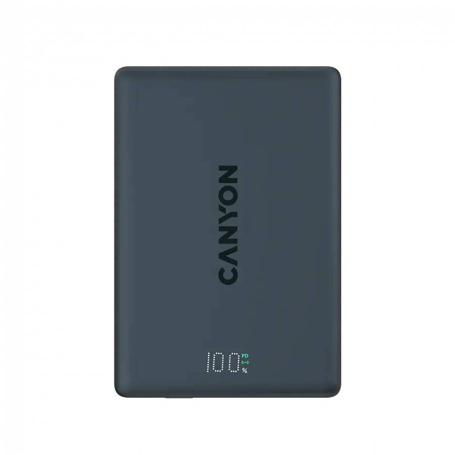 CANYON magnetic power bank OnPower 500 PD20W 5000mAh Aluminium Interstellar Black - image 2