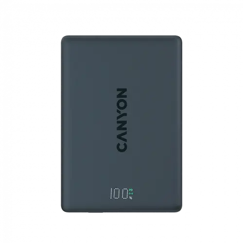 CANYON magnetic power bank OnPower 500 PD20W 5000mAh Aluminium Interstellar Black - image 2