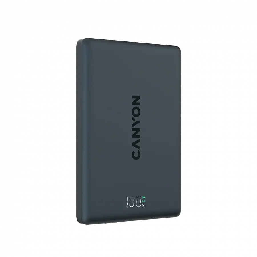 CANYON magnetic power bank OnPower 500 PD20W 5000mAh Aluminium Interstellar Black - image 3