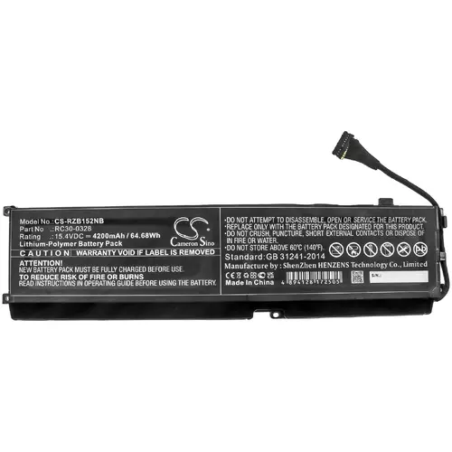 Baterie laptop Razer Blade 15 2020, Blade 15 2021, RZ09-0328 RC30-0328 LIPo 15.4V 4200 mAh CAMERON SINO - 1