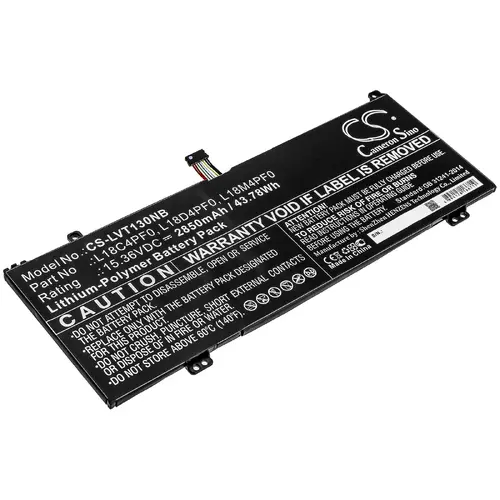 Baterie laptop LENOVO ThinkBook 13S-20R9005GSB, ThinkBook 14s-0RS002CAU L18C4PF0 15.36V 2850 mAh CAMERON SINO - 2