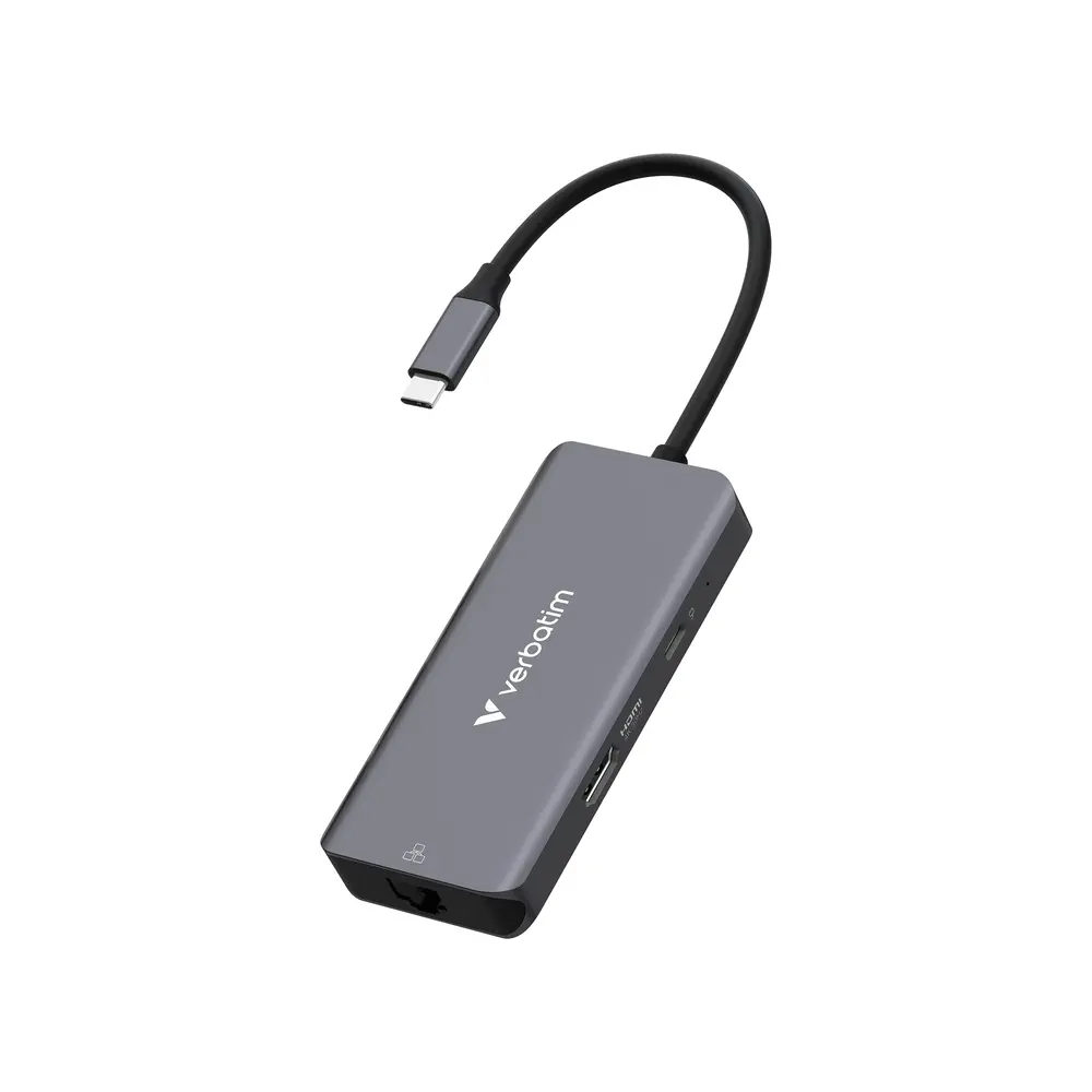 USB хъб, Verbatim USB-C Essentials Multiport Hub 6 Port with RJ45