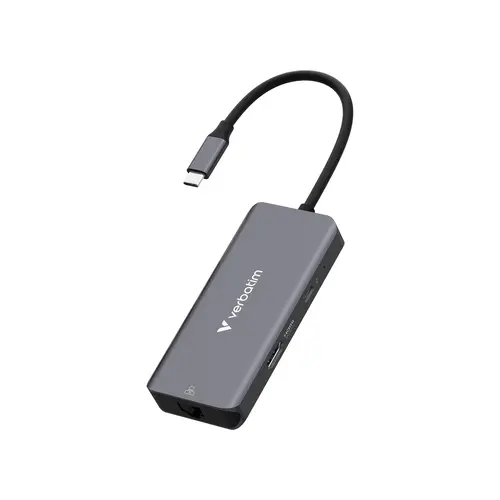 Διανομέας USB, Verbatim USB-C Essentials Multiport Hub 6 Port with RJ45 - 1