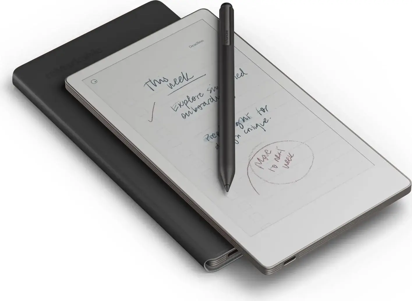 Tabletă ReMarkable Pro Move 7.3", cu Marker plus și husă Book Folio Premium