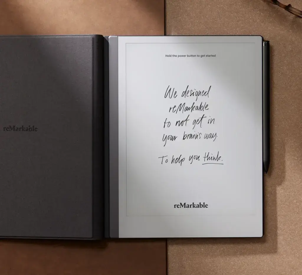 Tablet ReMarkable 2, 10.3", με Marker plus black και θήκη Book Folio Premium - image 5