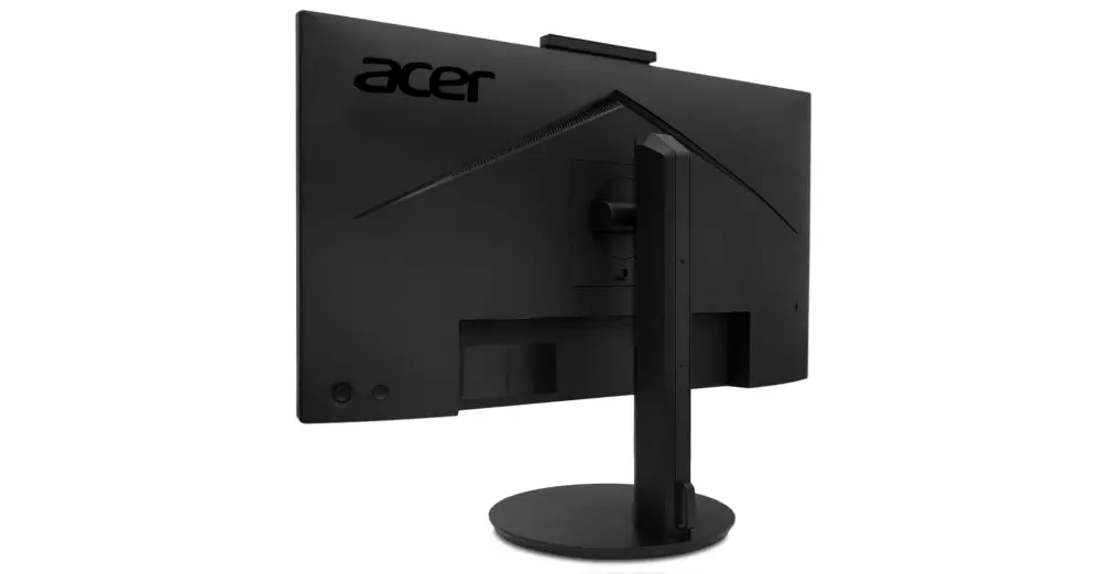 Монитор, Acer Vero CB242YD6bmiprcx, 23.8'' FHD (1920x1080), IPS, 120Hz, 100M:1, 250nits, 4ms (GTG)/1ms(VRB), AdaptiveSync, VGA, HDMI, DP, Audio In/Out, ZeroFrame, Speakers, Adj.WebCam 5M/Mic array, Energy Class B, TCO, Black, 3Y - image 4