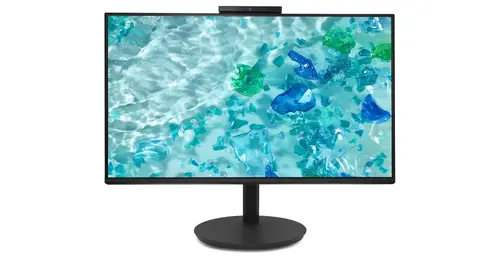 Монитор, Acer Vero CB242YD6bmiprcx, 23.8'' FHD (1920x1080) IPS, ZeroFrame, 120Hz, 1ms(VRB), 250nits, VGA, HDMI, DP, Speakers, Audio In/Out, Adj.WebCam 5M/Mic array, AdaptiveSync, Energy Efficiency Class B, TCO Black, 3Y Монитор, Acer Vero CB242YD6bmiprcx, 23.8'' FHD (1920x1080) IPS, ZeroFrame, 120Hz, 1ms(VRB), 250nits, VGA, HDMI, DP, Speakers, Audio In/Out, Adj.WebCam 5M/Mic array, AdaptiveSync, Energy Efficiency Class B, TCO Black, 3Y