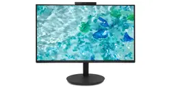 Монитор, Acer Vero CB242YD6bmiprcx, 23.8'' FHD (1920x1080) IPS, ZeroFrame, 120Hz, 1ms(VRB), 250nits, VGA, HDMI, DP, Speakers, Audio In/Out, Adj.WebCam 5M/Mic array, AdaptiveSync, Energy Efficiency Class B, TCO Black, 3Y