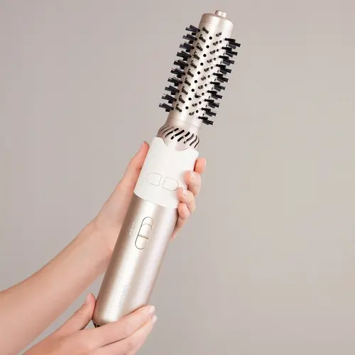 Електрическа четка за коса, Beurer HT 85 Rotaiting  hot air brush, ionic function, caremic coating, 2 interchangeable attachments: Heated brush and curling brush, 2 heat settings & cold air setting - image 7