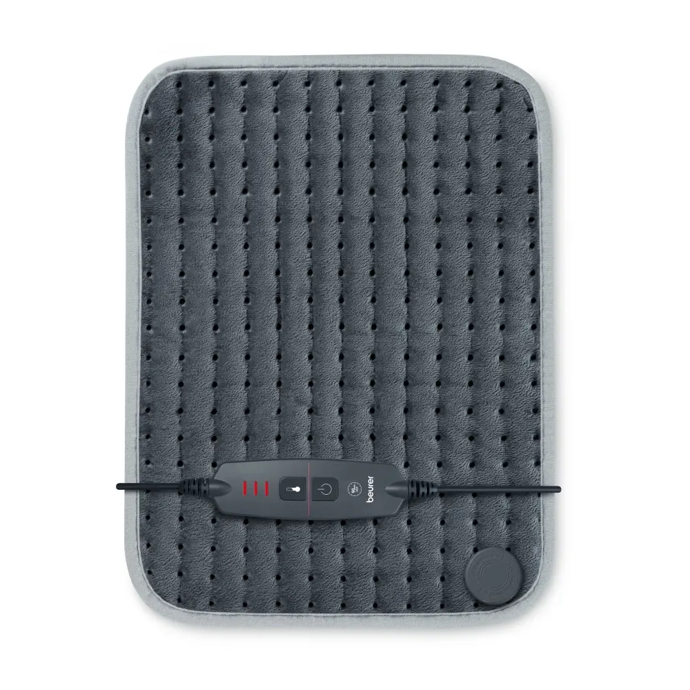 Термоподложка, Beurer HK SE Cosy and soft heat pad; 3 temperature settings, automatic switch off after 90 min; washable on 30°; Gray