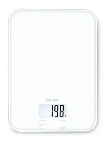 Везна, Beurer KS 19 Pure White kitchen scale; 5 kg / 1 g - image 1