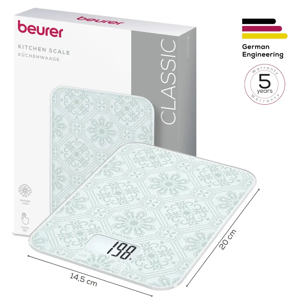 Везна, Beurer KS 19 Vintage kitchen scale; 5 kg / 1 g - image 3