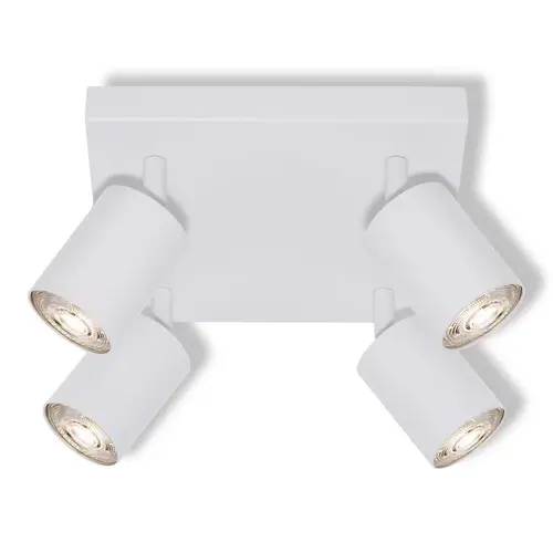 LED ОСВЕТИТЕЛНО ТЯЛО SPOT ELEMENTAL WHITE 4XGU10 PLATE WHITE LEDVANCE - image 2