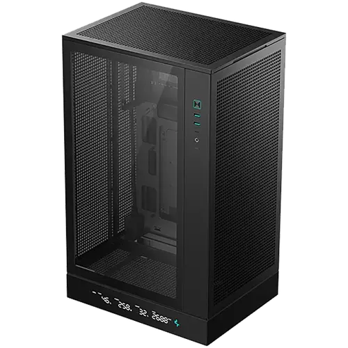 DeepCool CH270 DIGITAL, Mini Tower, Mini-ITX/Micro-ATX, 2xUSB3.0, 1xType-C Gen 2, 1xAudio/Mic, Mesh Panel, Black, R-CH270-BKNDM0-G-1, 2Y DeepCool CH270 DIGITAL, Mini Tower, Mini-ITX/Micro-ATX, 2xUSB3.0, 1xType-C Gen 2, 1xAudio/Mic, Mesh Panel, Black, R-CH270-BKNDM0-G-1, 2Y