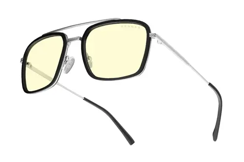 Компютърни очила GUNNAR Baron Silver - Amber - image 1