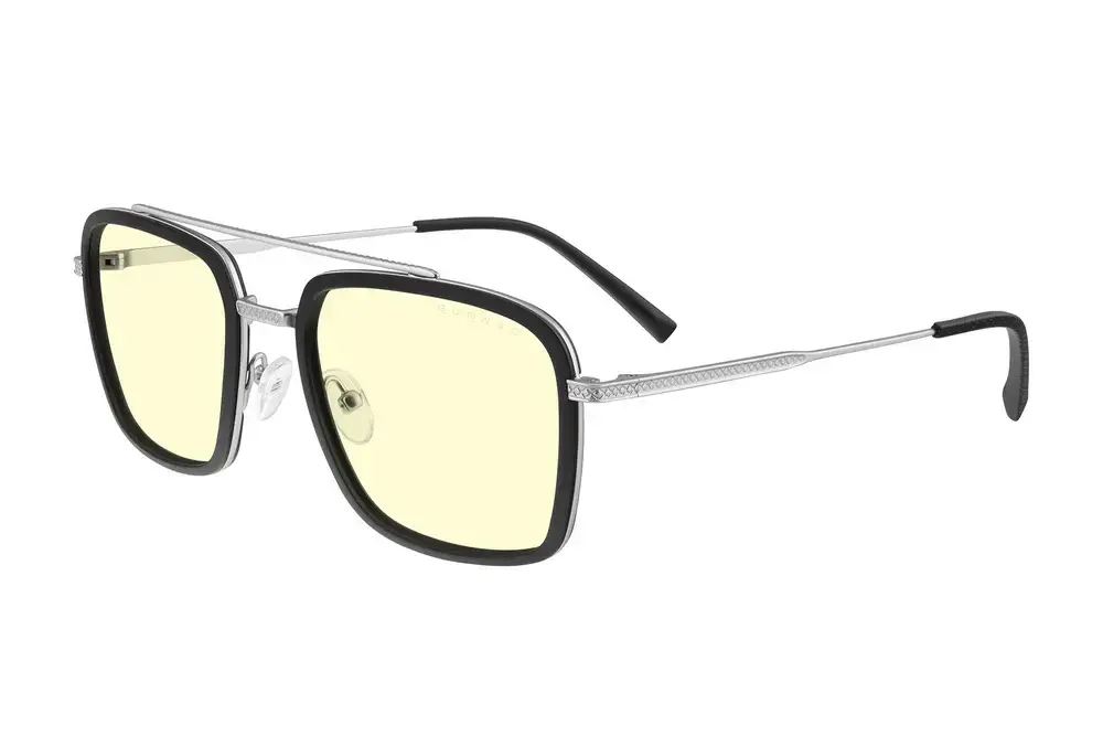 Компютърни очила GUNNAR Baron Silver - Amber - image 5